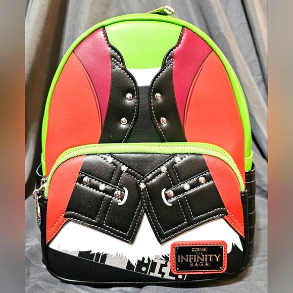 Loungefly Marvel: Guardians of Galaxy Gamora Cosplay Mini Backpack 2022 SDCC - Picture 1 of 16
